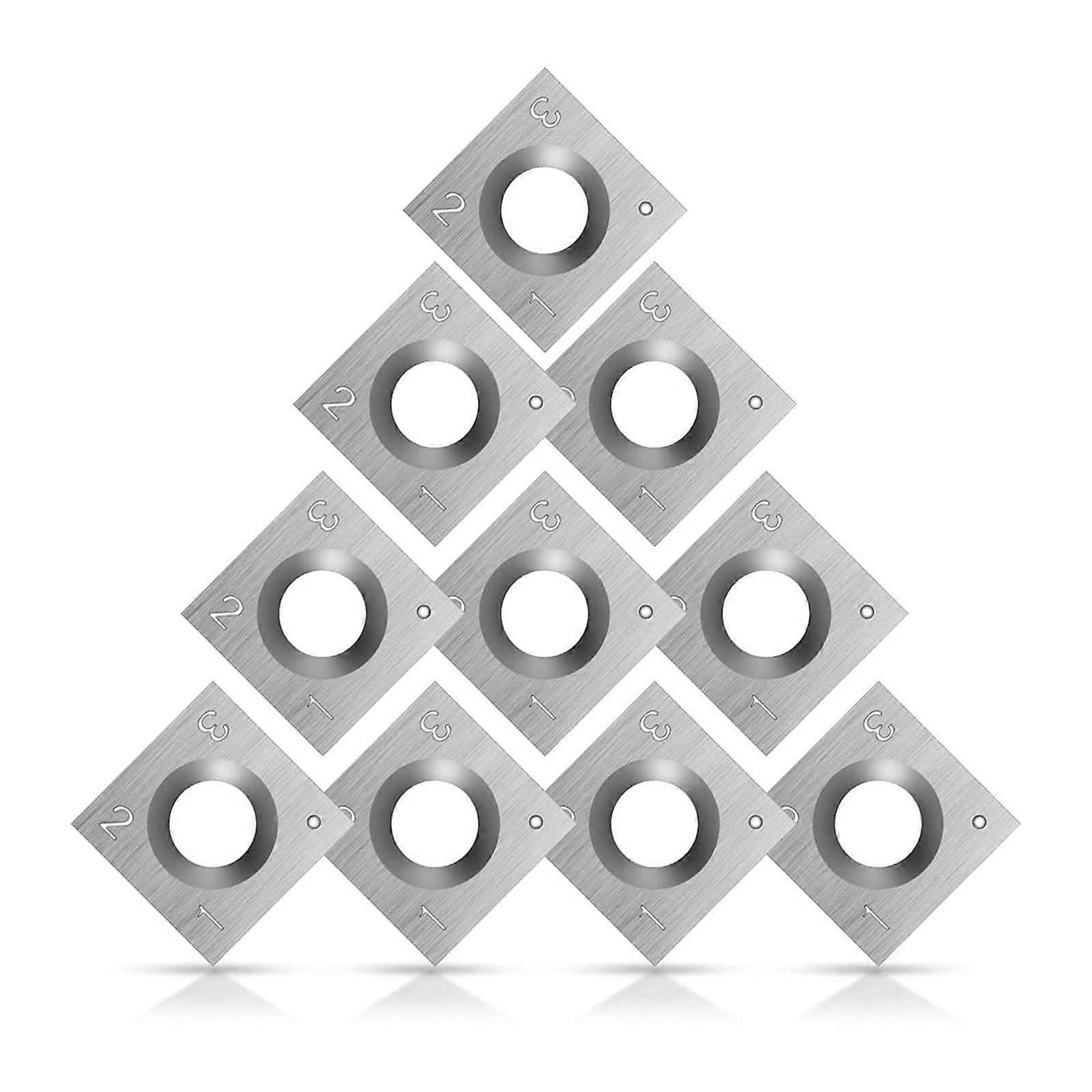 Square Carbide Inserts Cutters Blade for DIY Lathe Wood Turning Finisher Stable Performance Carbide Insert Cutters