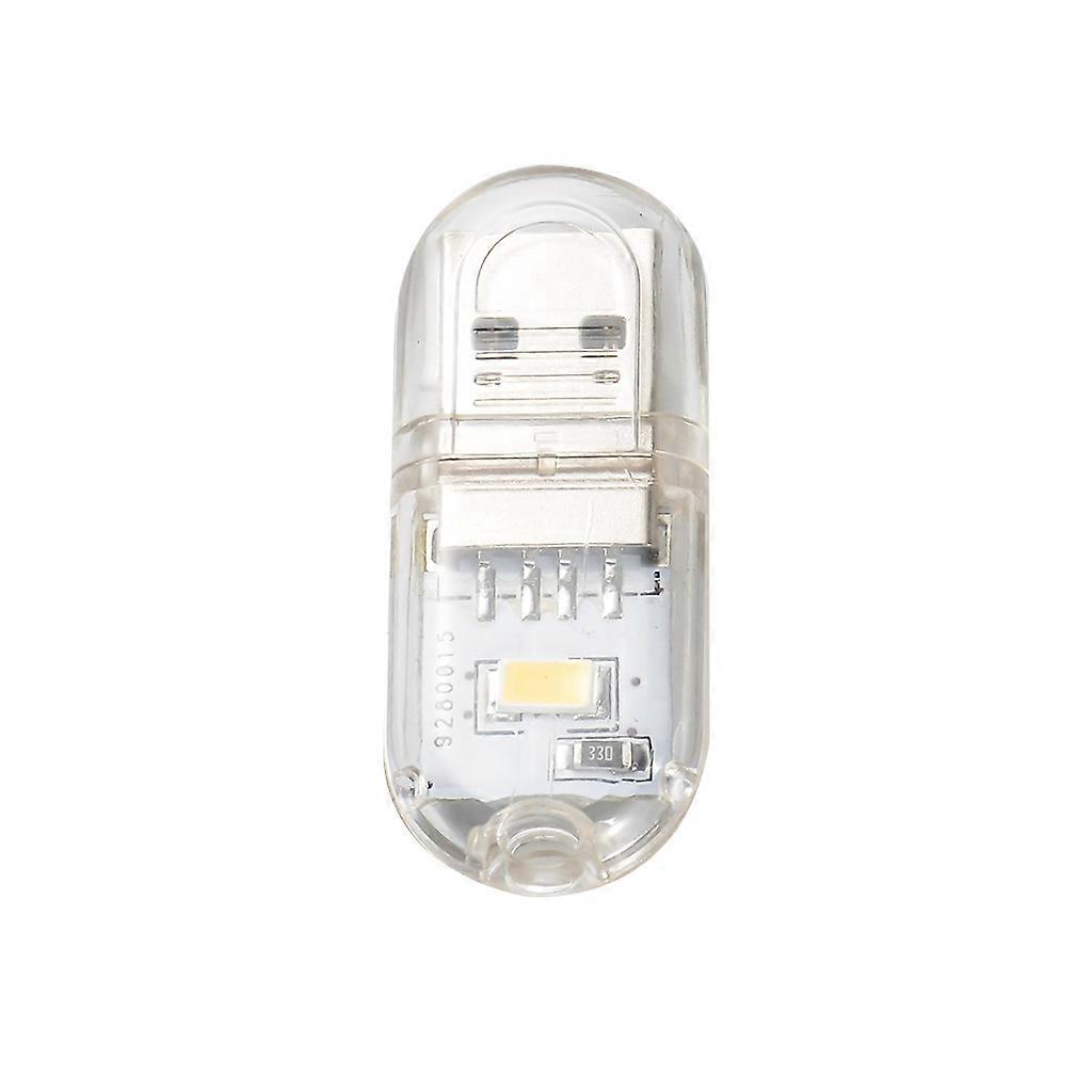 USB Reading Lamp with Mini Size LED Bright Night Light Lamp for Notebook Computer Keyboard Bedroom Office White