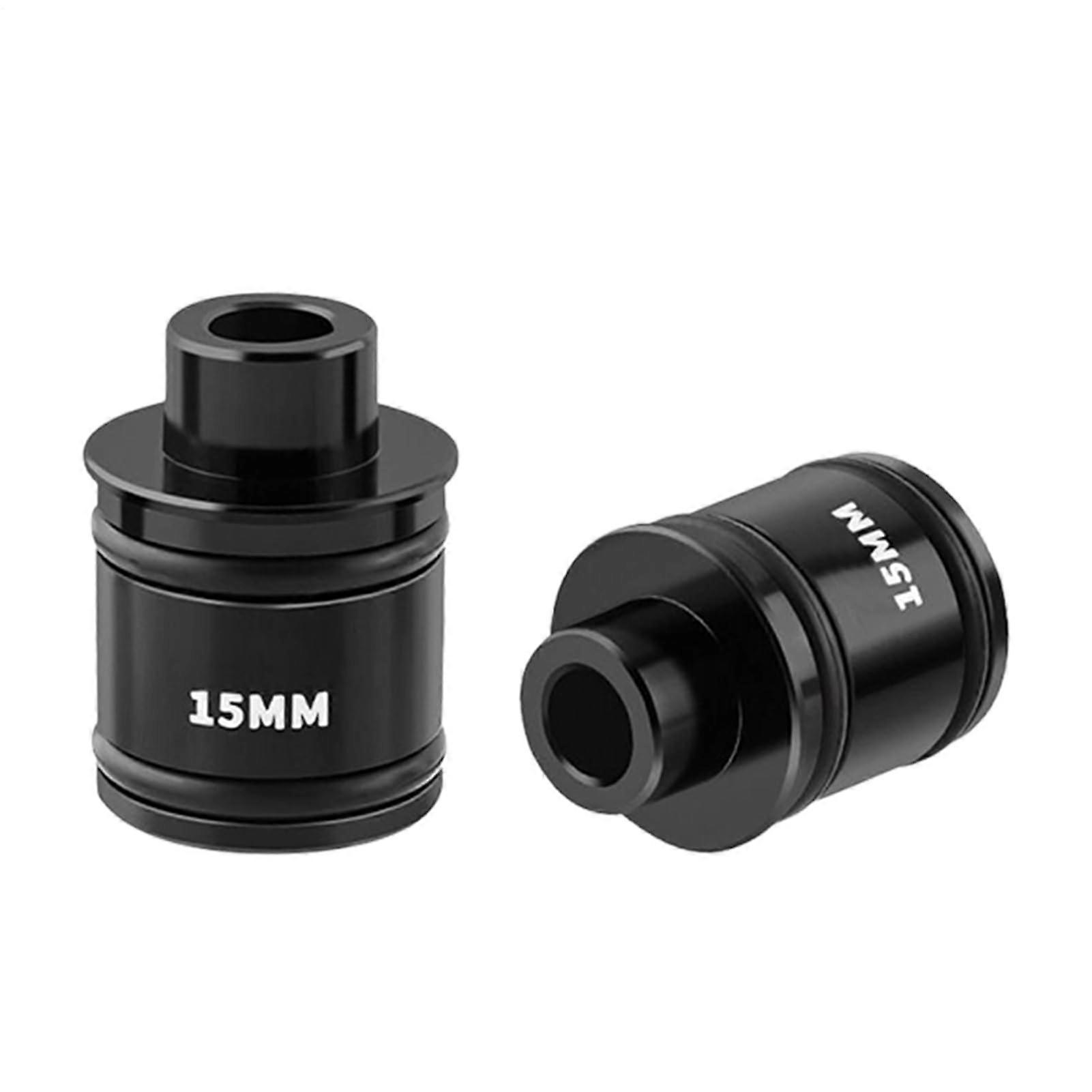 Bicycle Quick Release Axle Adapter, Front Wheel Hub, Thru Axle Conversion Kit, Black