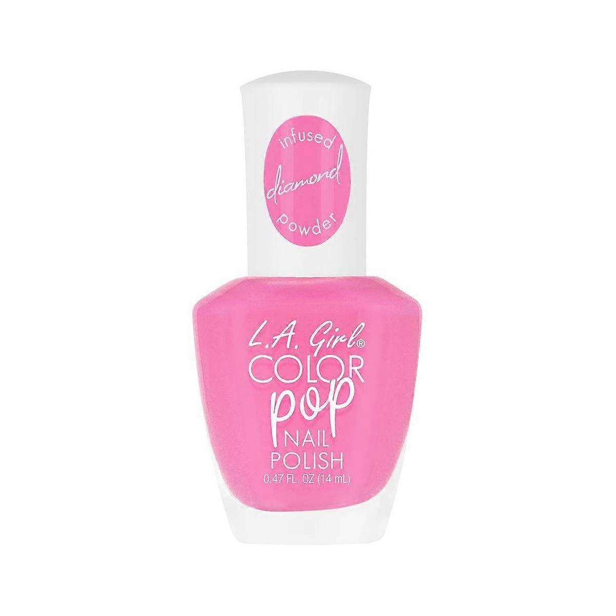 L.a. Girl 彩色指甲油，口香糖色 - 0.47 液体盎司