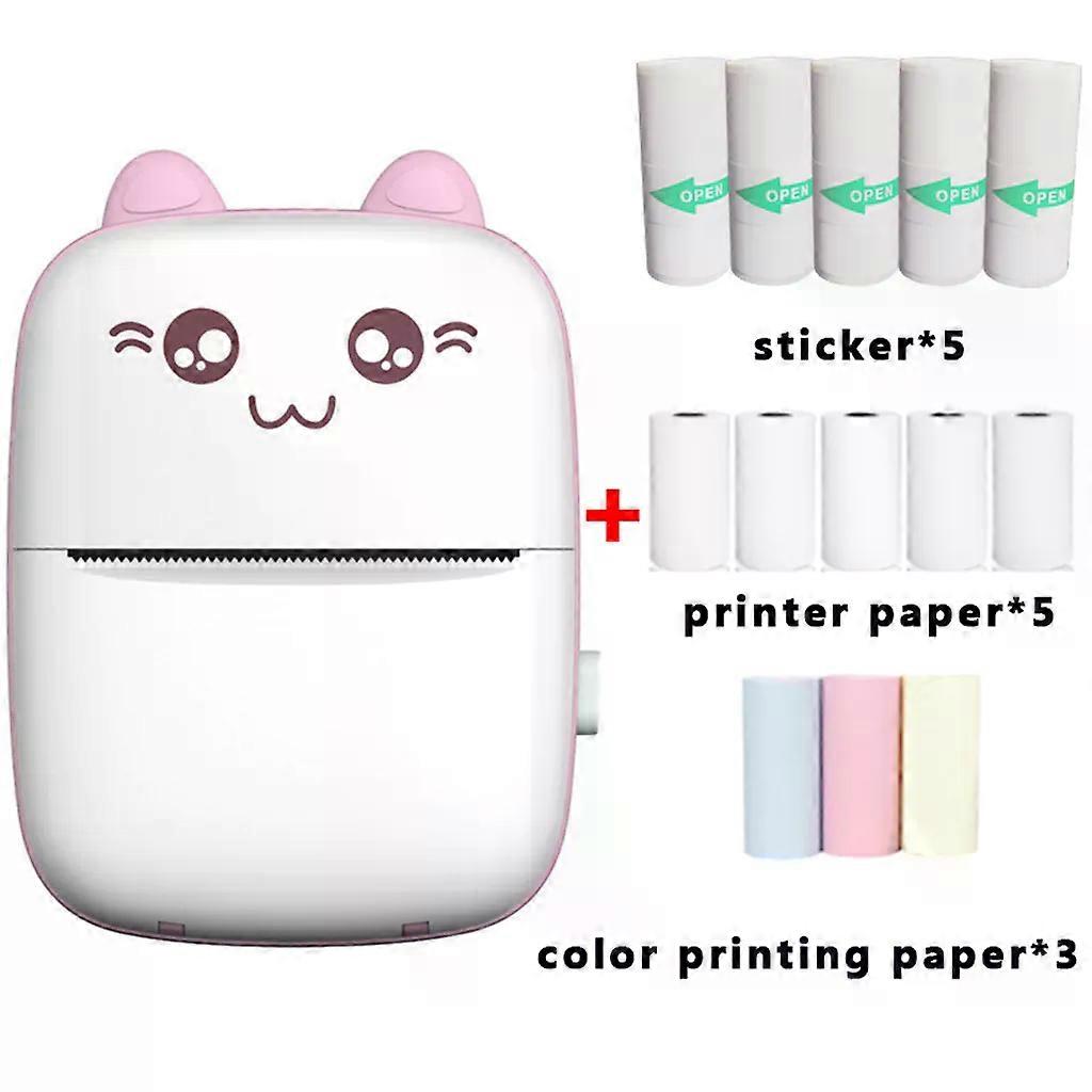 TuseRxln Mini Printer, Portable Mini Photo Printer