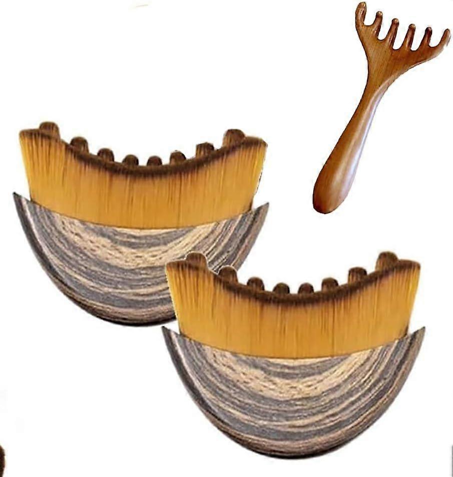 リンパコンターフェイシャルブラシ、リンパドレナージマッサージャー、ポータブルドライ