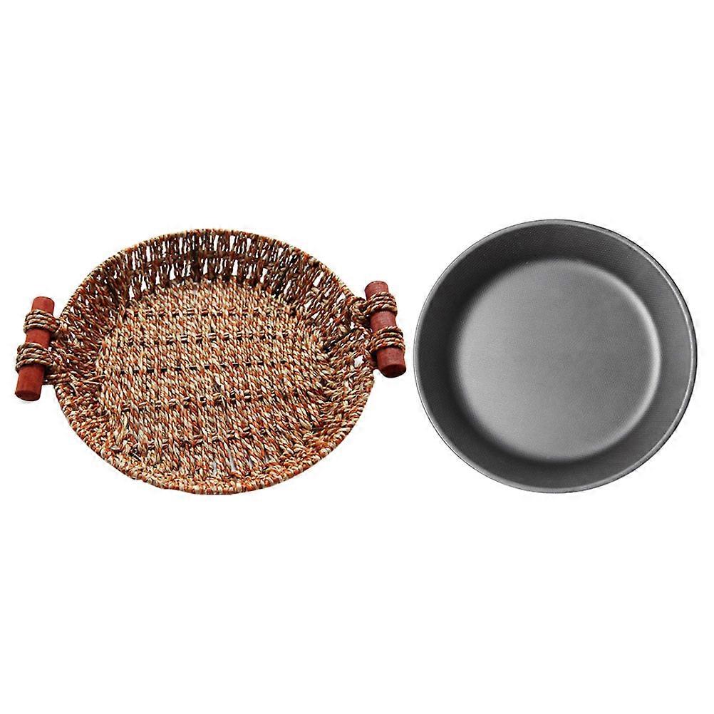 Round Cooking Grill Pan, Multi-purpose Use, Reliable Material Quality