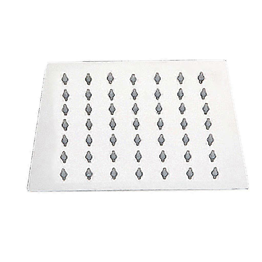 Square Rainfall Shower Head - Fixed Spray Bathroom Accessory