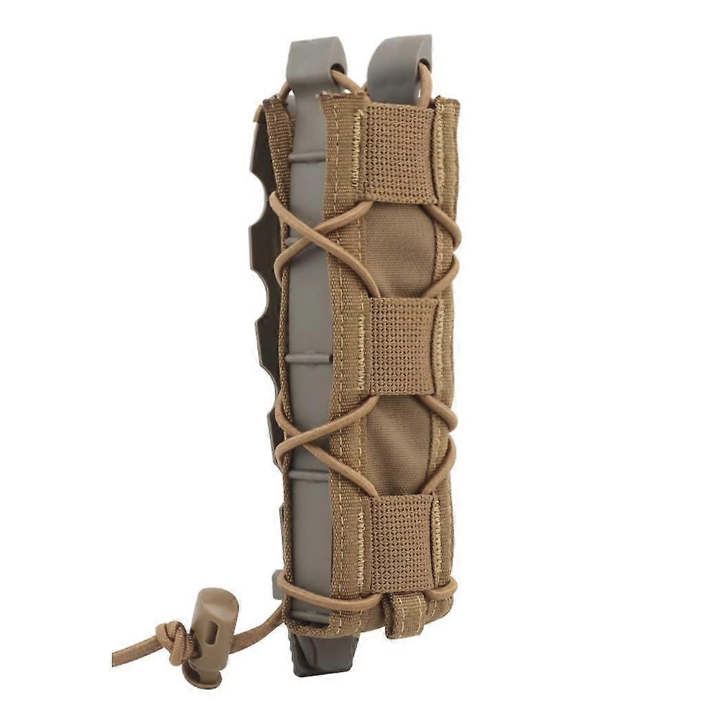 Tactique Tiger Type Long Chargeur Pochette 18mm Simple Fast Mag Holster Case Holder Hunting Gear Airsoft Accessories (Couleur : T)