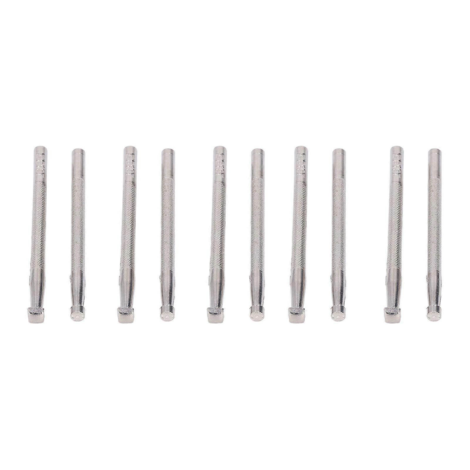 2025 Latest Model  10 Pcs Leather Stamping Tools 2 Patterns Non Slip Alloy