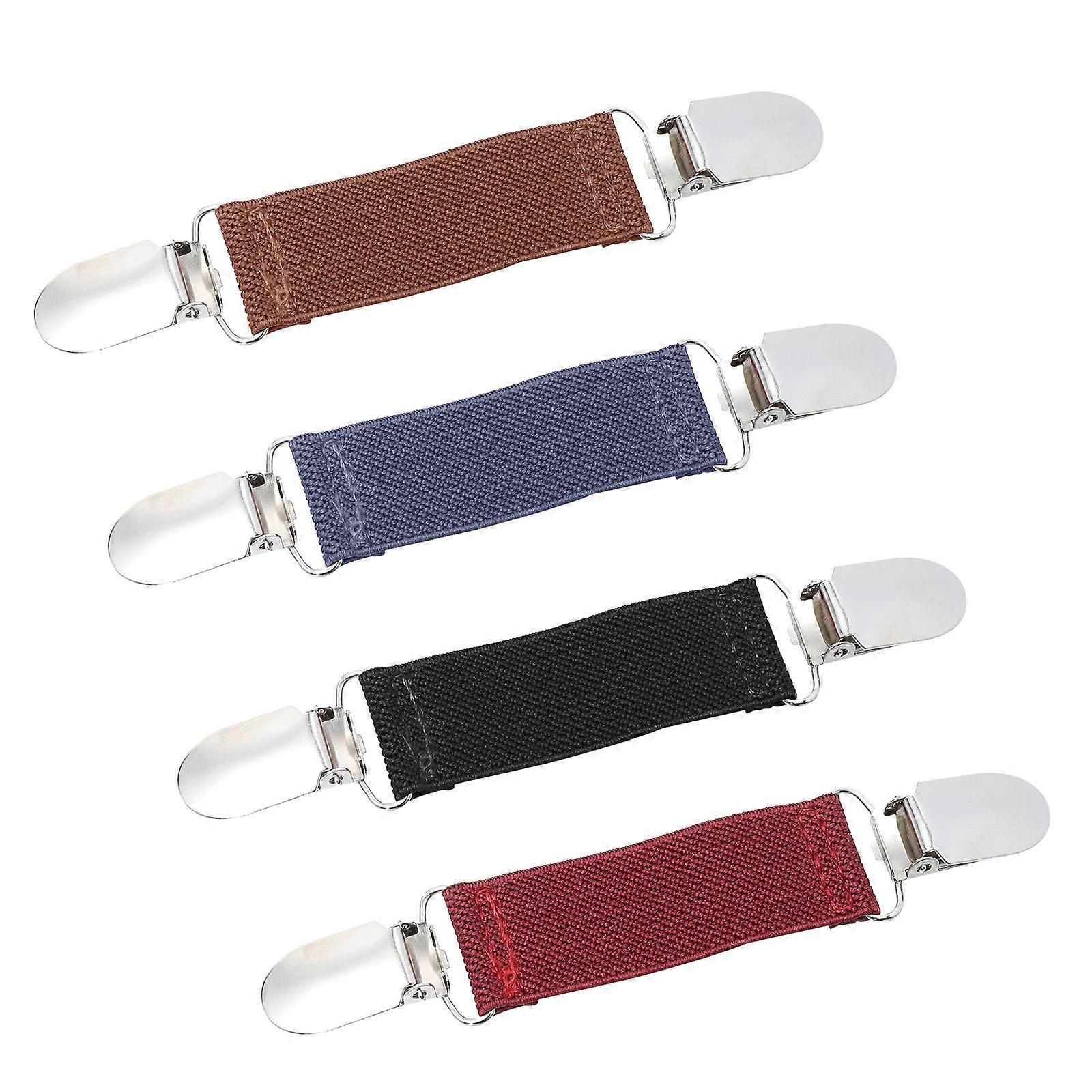 Sweater Clips 4Pcs Assorted Color Durable Material Alloy Sweater Clips for Decoration