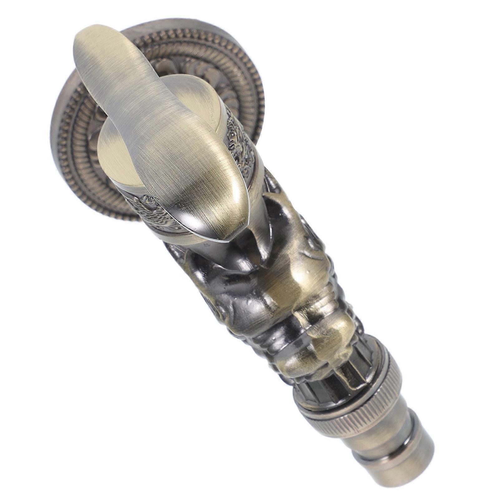 Retro Wall Faucet for Sink, Robust Build Quality, Compatible with Various Settings