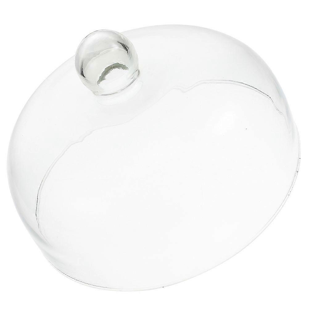 Cake Protector Transparent Glass Cake Dome Versatile Usage for Food Protection