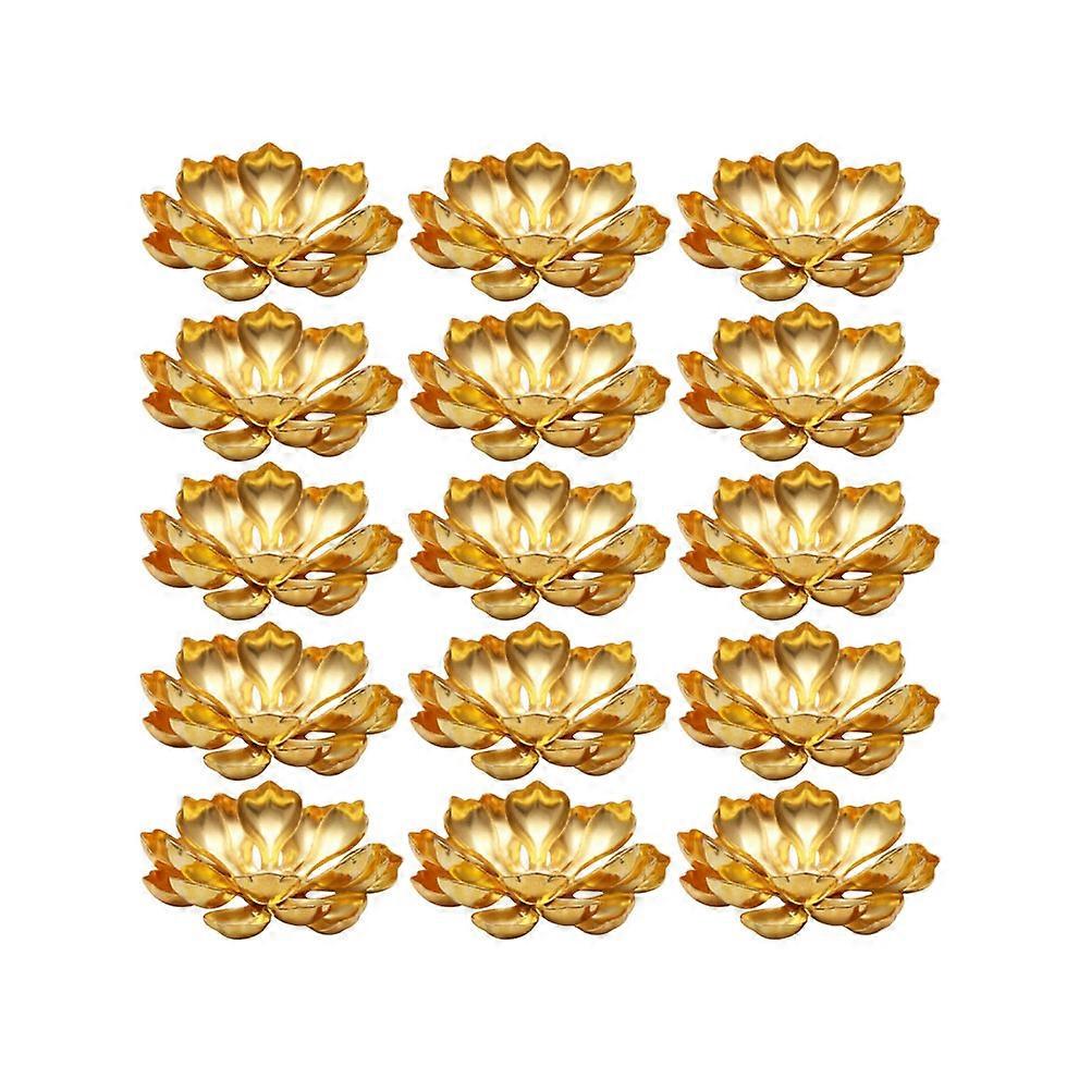50PCS Gold Plated Pendants for DIY Hair Accessories, Bracelets, Keychains – Durable Metal Craft Supplies for Women