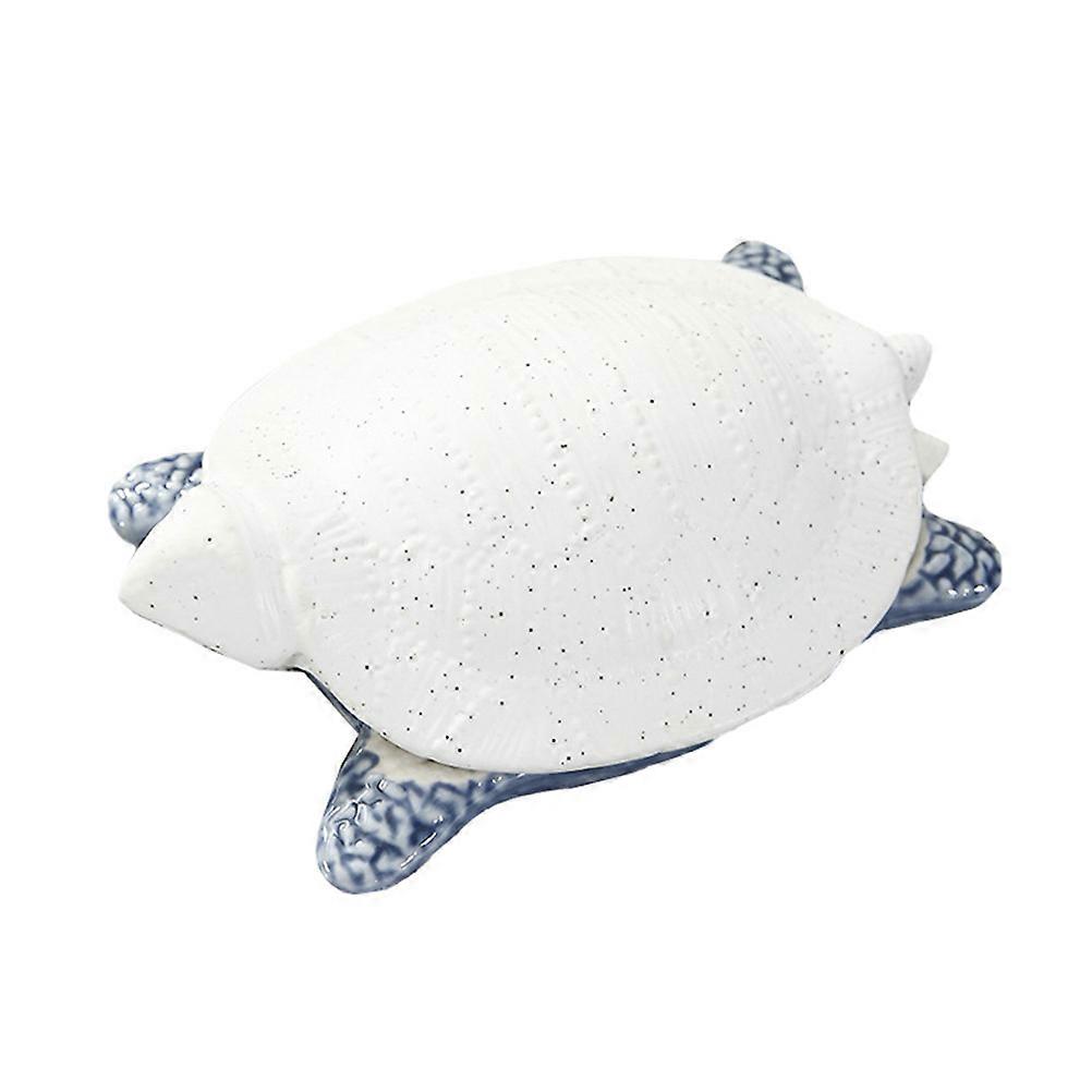 Ceramic Jewelry Storage Box with Lid – Decorative Design for Birthdays and Everyday Use, Blue