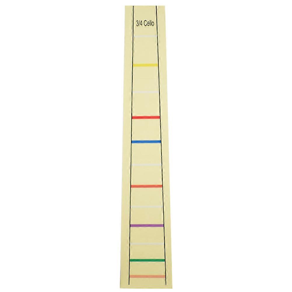 Cello Finger Position Indicators Cello Finger Sticker Cello 32.15 x 6.23 Cm Fret Fingerboard Label 1Pack