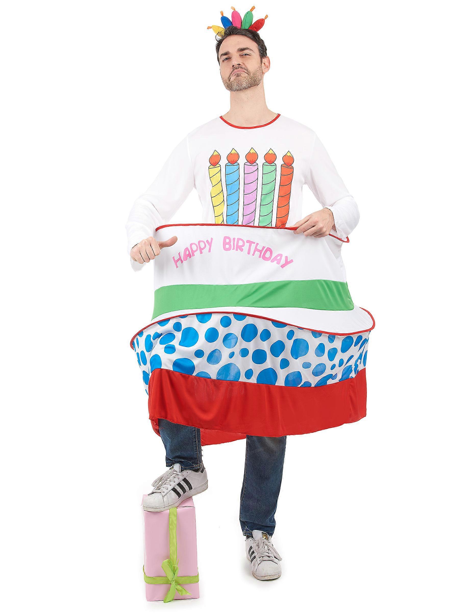 Men's birthday cake costume