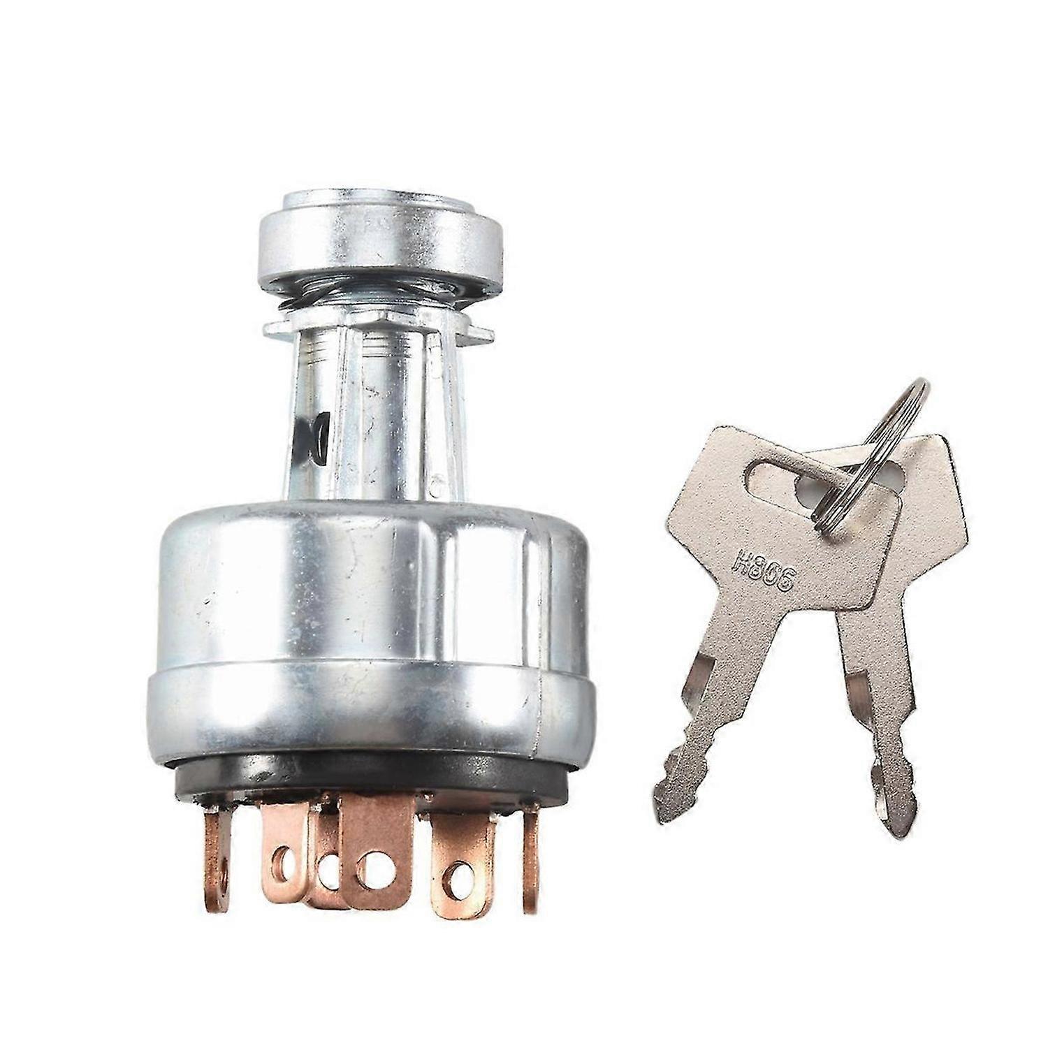 1700100023 1700100052 H806 Ignition Switch with 2 Keys for Takeuchi Excavator Digger Ignition Switch