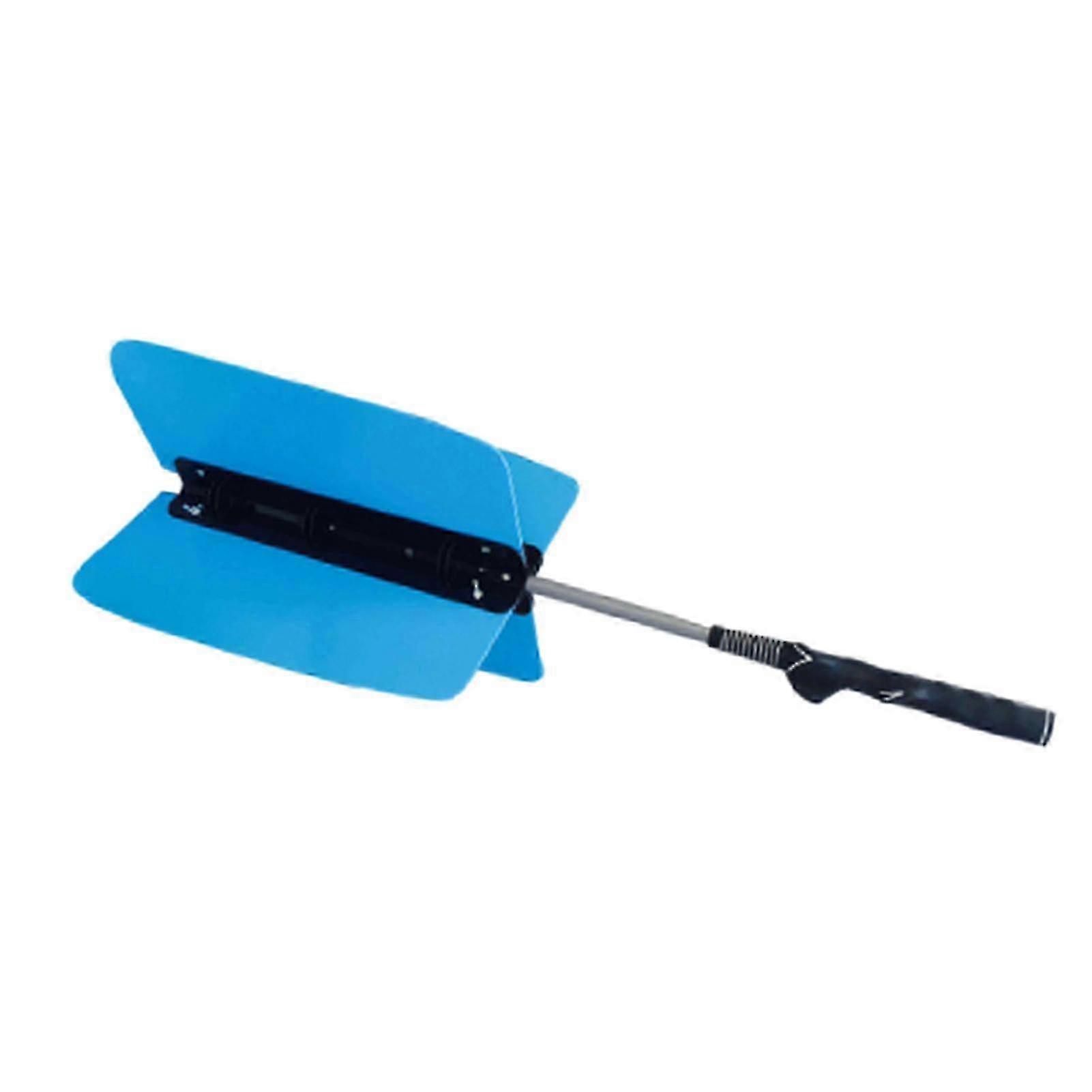 Golf Swing Trainer with Wind Resistance & Power Pinwheel - Blue