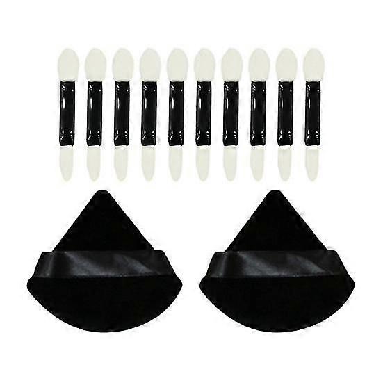 1 Set Loose Powder Puff High-Elasticity Beauty Tool Breathable Convenient Air Cushion Puff Eye Shadow Stick Set Daily Makeup