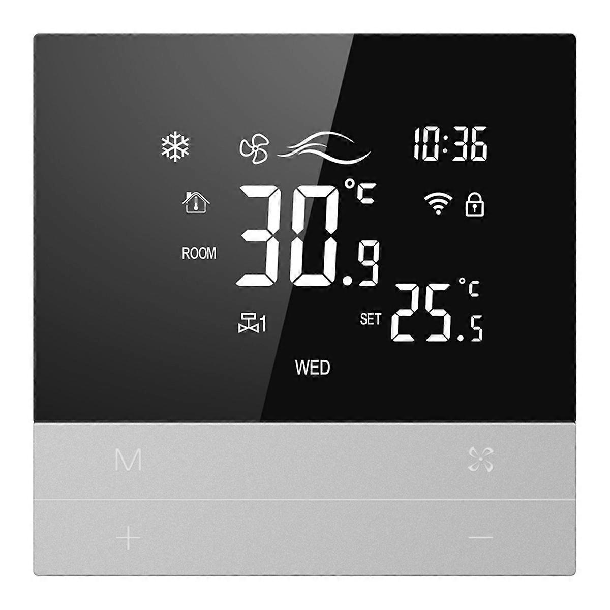 Tuya WiFi Smart Thermostat 4P Switch Heating Cool 3 Speed Fan