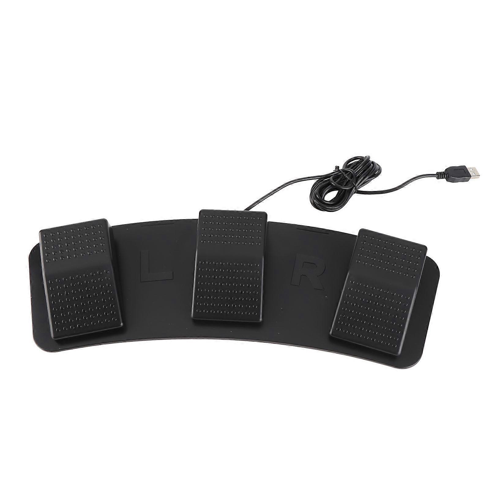 Pédale de commande avec interface USB, 3 positions
