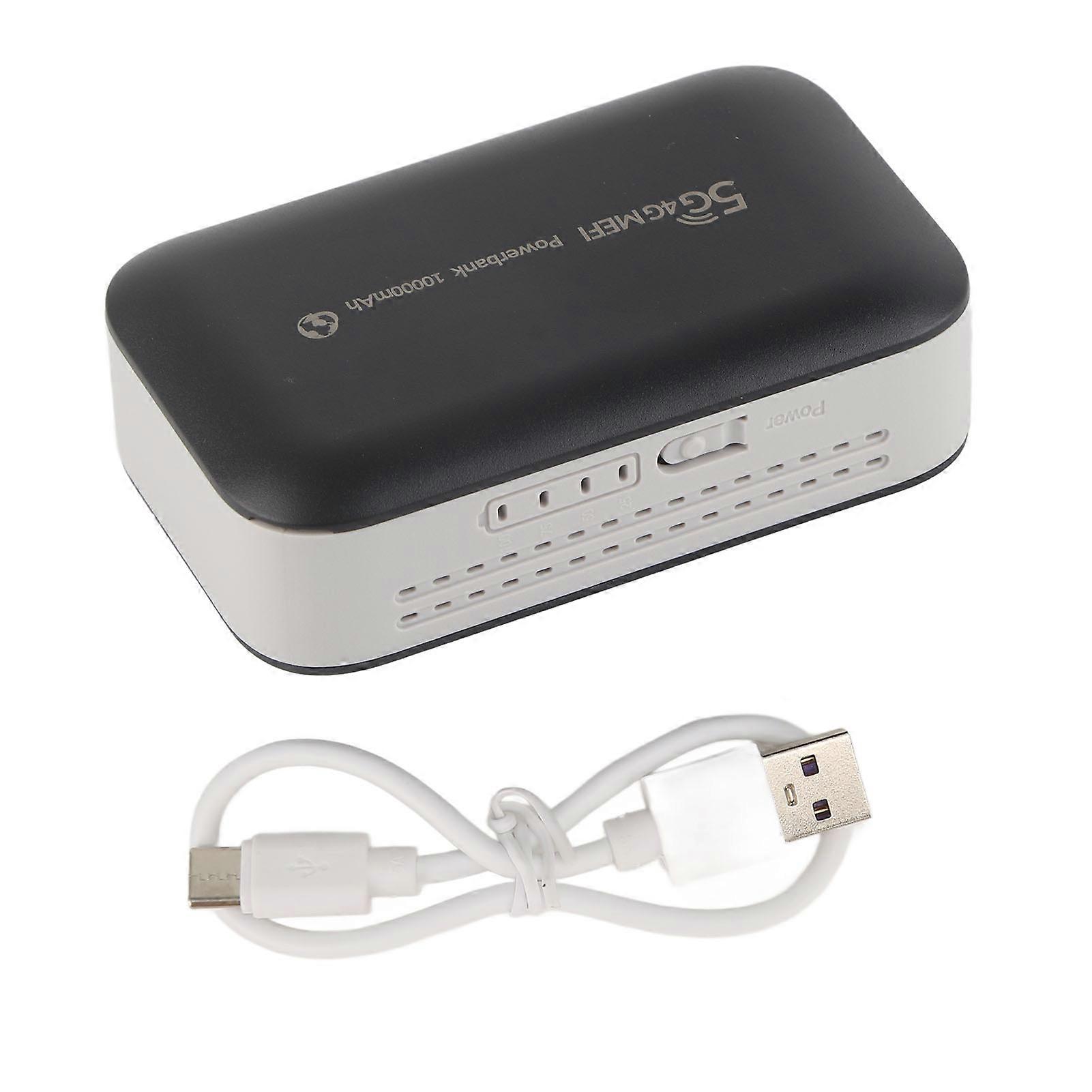 Portable 4G Wi-Fi Router with SIM Card Slot, Black, for Phone, PC, Tablet, Laptop