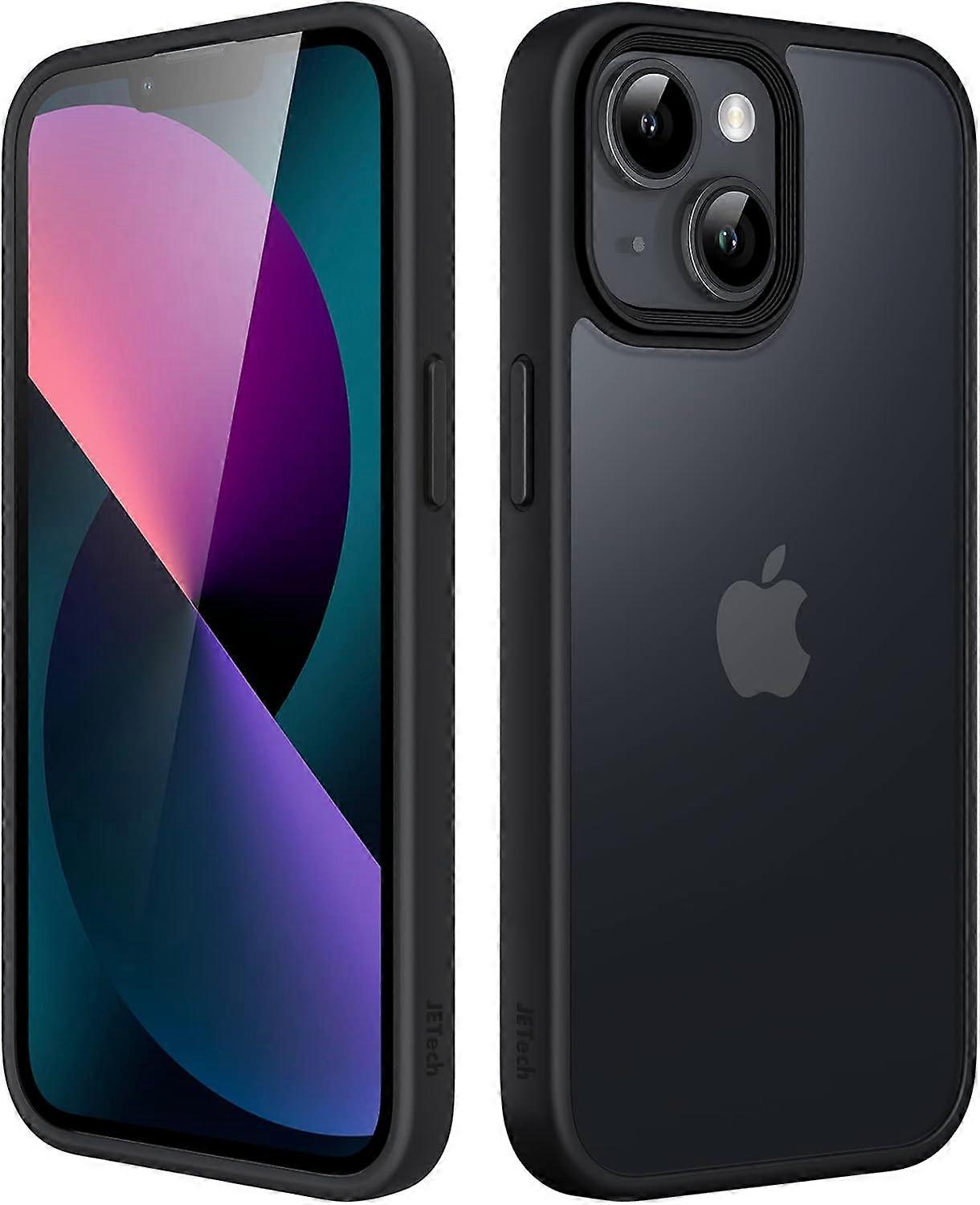 Frosted Phone Case for iPhone 13 6.1 Inch, (Black)