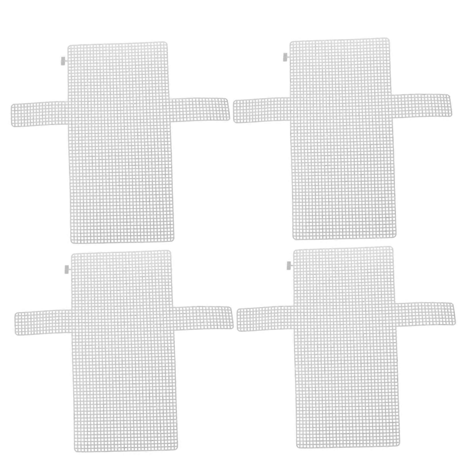 Grid Mesh Fabric Pack Of 4 Sheets For Bag Making And Sewing Bags Grid Pattern Mesh For Bag Making Accessories