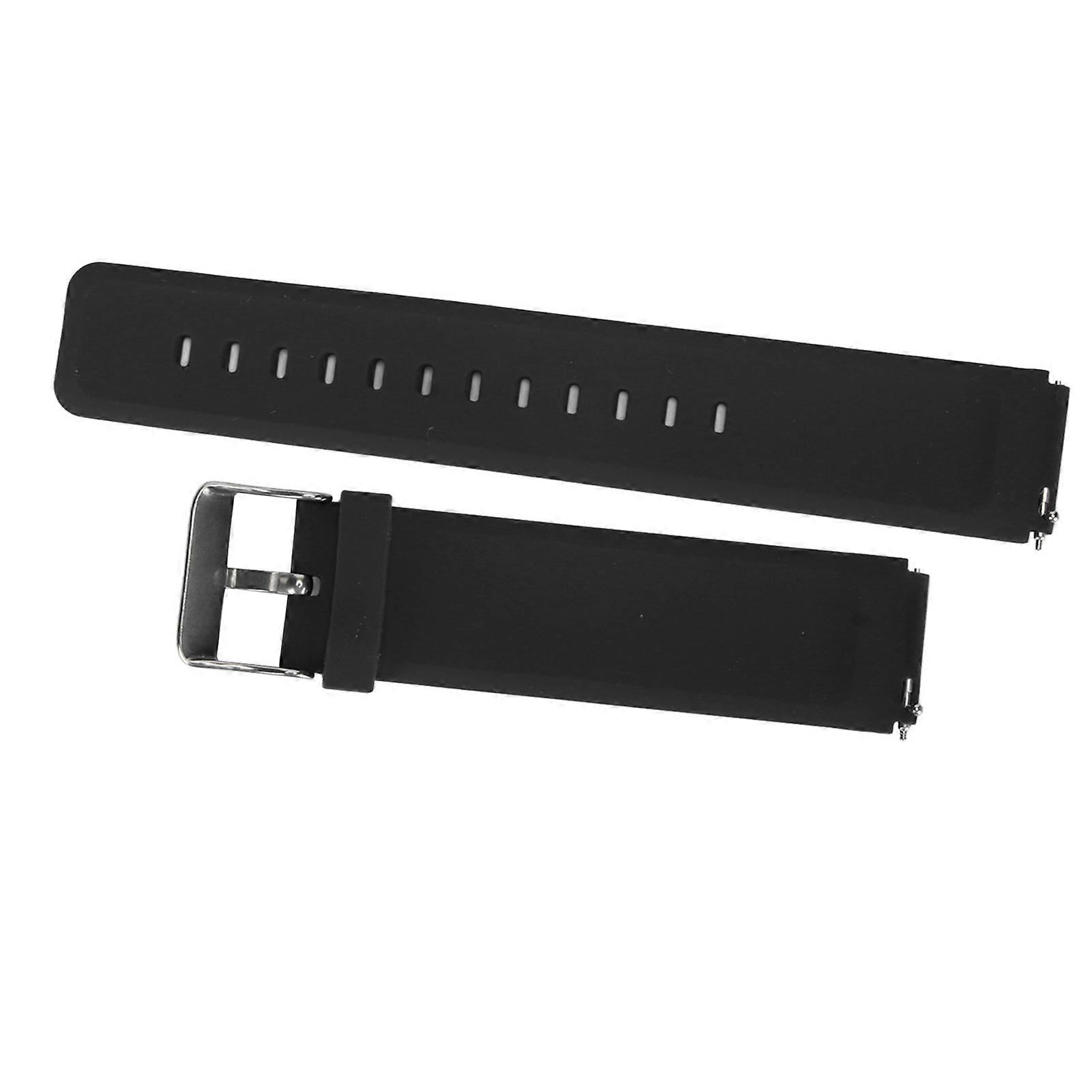 Replacement Wristband Adjustable Soft Quick Release Accessory Watch Wristband Strap for T1 Black 