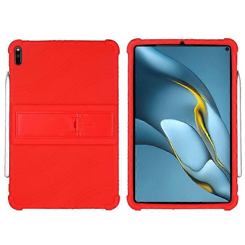 لهواوي MatePad Pro 10.8 (2021) MRR-W19 مقاوم للصدمات سيليكون قرص جراب PC غطاء واقي للمسند
