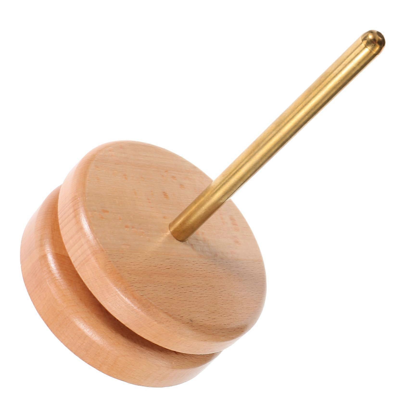Practical wooden yarn holder for knitting threads for DIY projects and handicrafts, beechwood, easy to use.