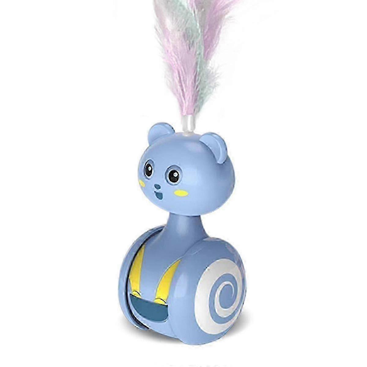 Interactive Swing Toy Set for Cats with Colored Feathers