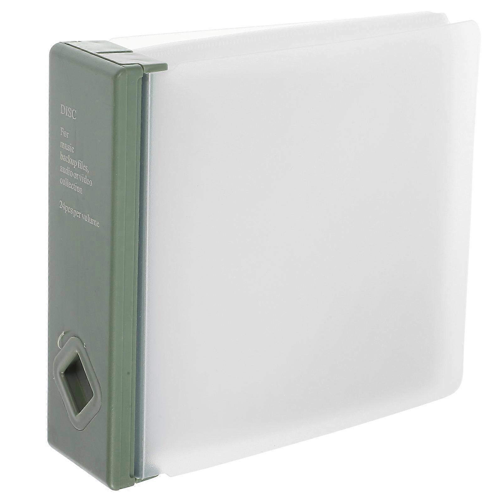 Portable CD Box Storage Case with Slot Capacity, Lightweight PP and Non Woven Material Disc Holder, Compact Organizer for DVDs, Games, and Music