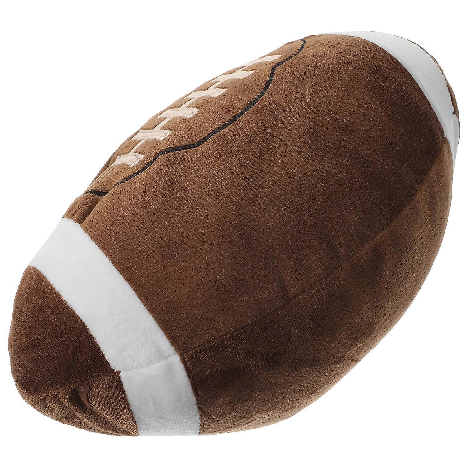 Stuffed Football Plush Sports Theme Decorative For Car Use 31x20cm 1Pack