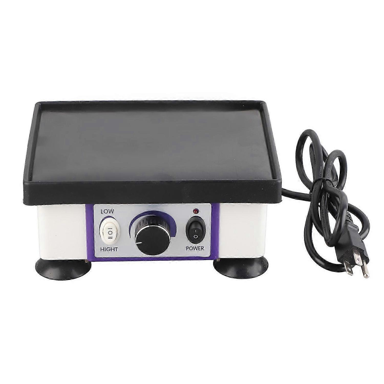 Dental Oscillator Shaker Knob Adjustment Detachable Base Top Bubbles Reduction Plaster Oscillator Shaker 120W US Plug 110V