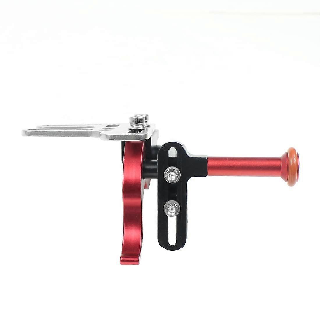 Adjustable Shutter Release Extension Rod for Diving Camera Photography Accessories Underwater Tray Adapter (Black and Red)