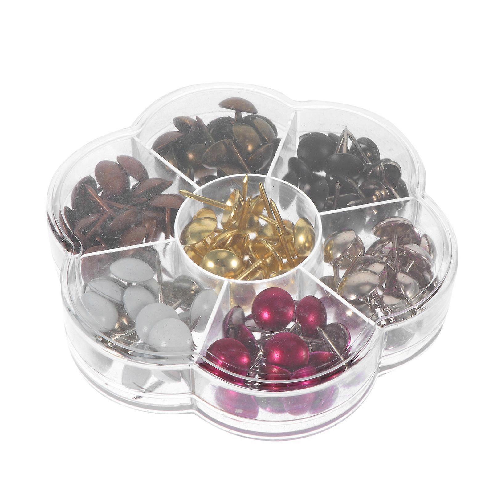 Poster Fixing Pins Galvanized Iron Thumbtacks Map Marking Simple Design Wall Tacks 140Pcs