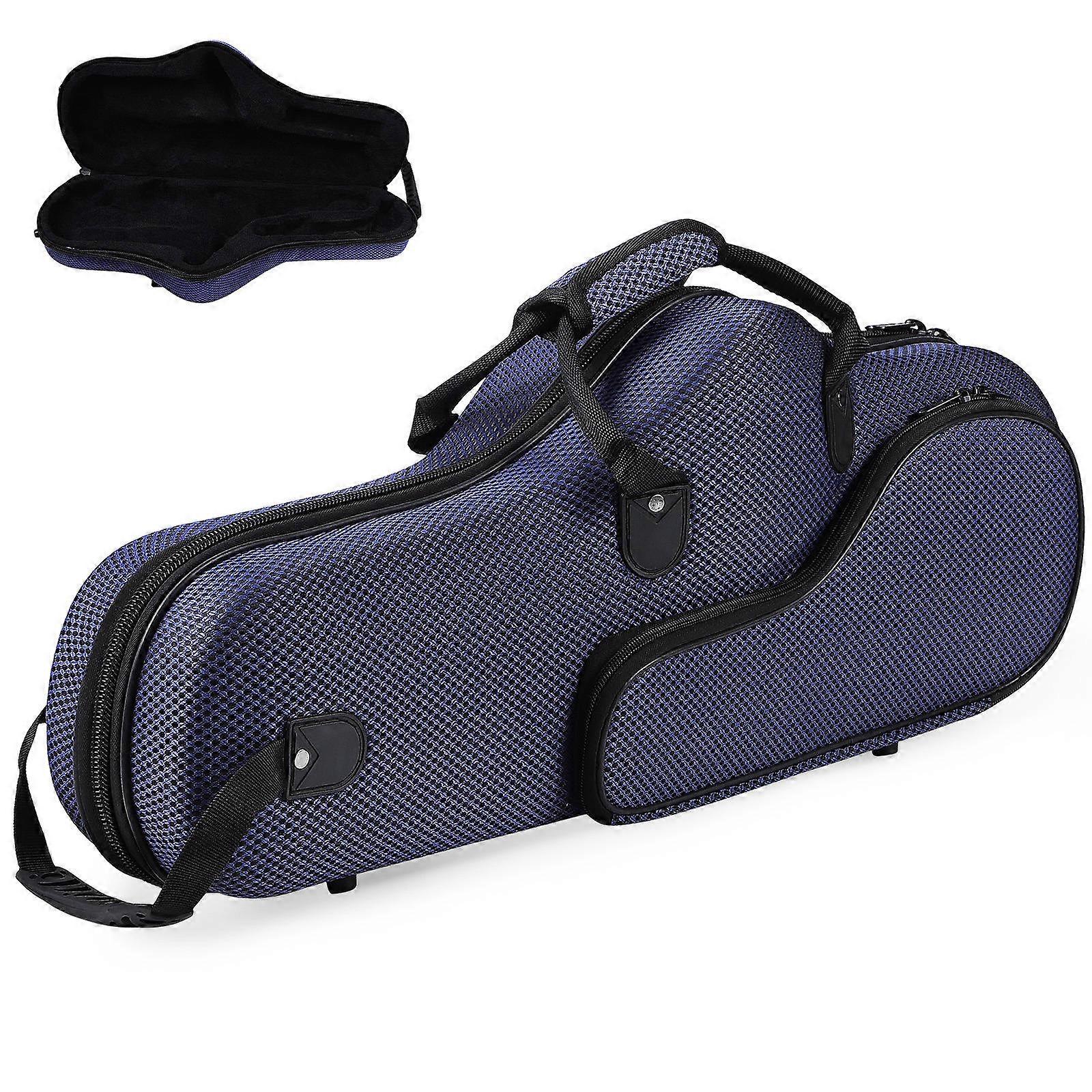 Alto Sax Accessory Bag Ultralight Thickened Rectangular Shape Oxford Cloth Adjustable Straps 1Pcs