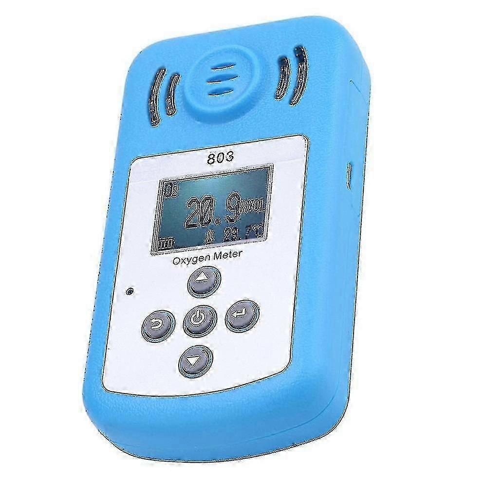 Oxygen Meter Portable Oxygen(O2) Concentration Detector with LCD Display and Sound-light Alarm