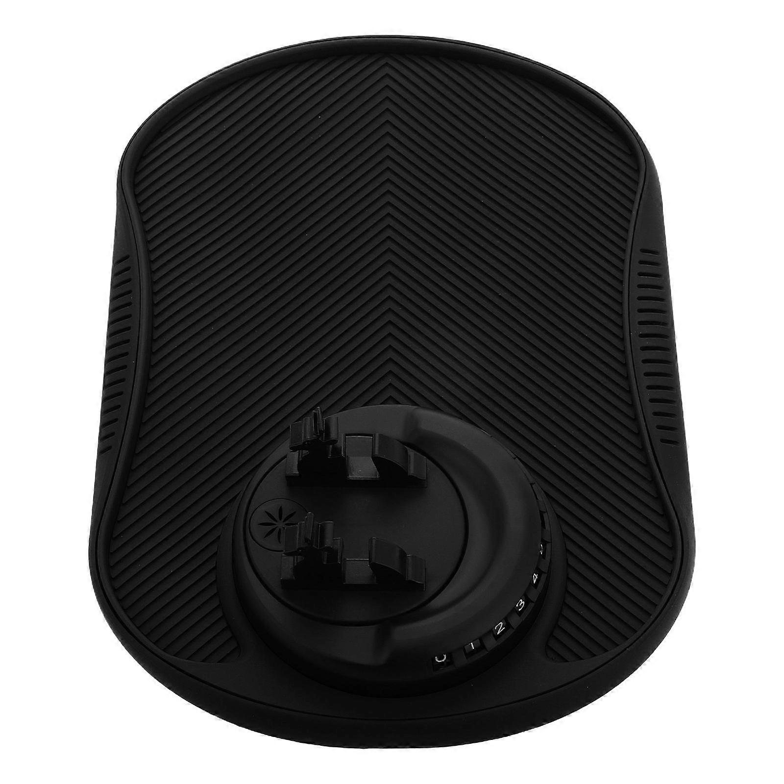 Car Dash Accessories Non Slip Mat Practical Design For Driving Rectangular PVC Anti Slip 1Pack