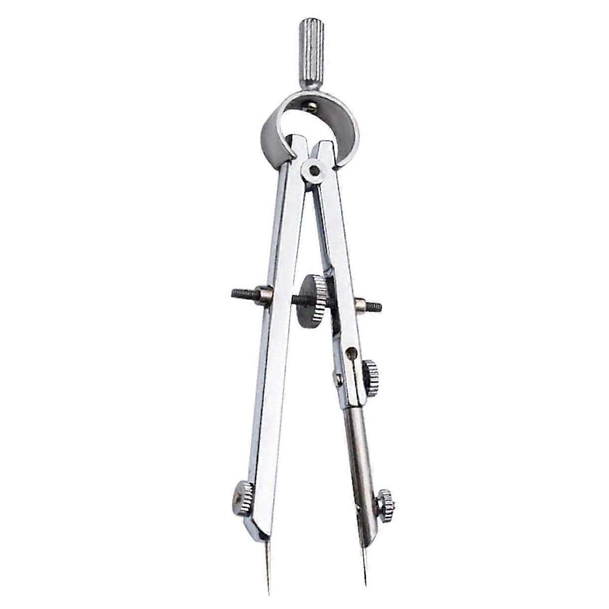 Spring Compass Compact Portable Metal Compass For Geometry And Outdoor Use Reusable Multi-Purpose Tool