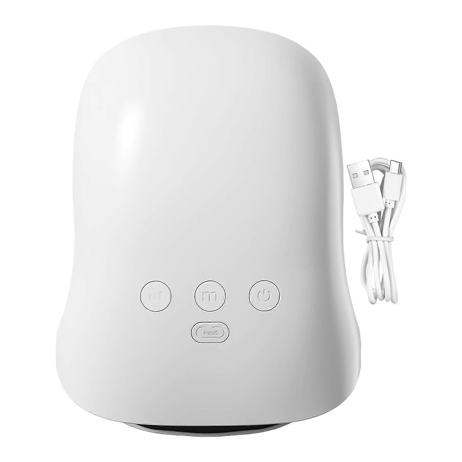 Hand Massage Device With Heating Function Electric Hand Massager For Fingers & Palms Rechargeable Adjustable Intensity