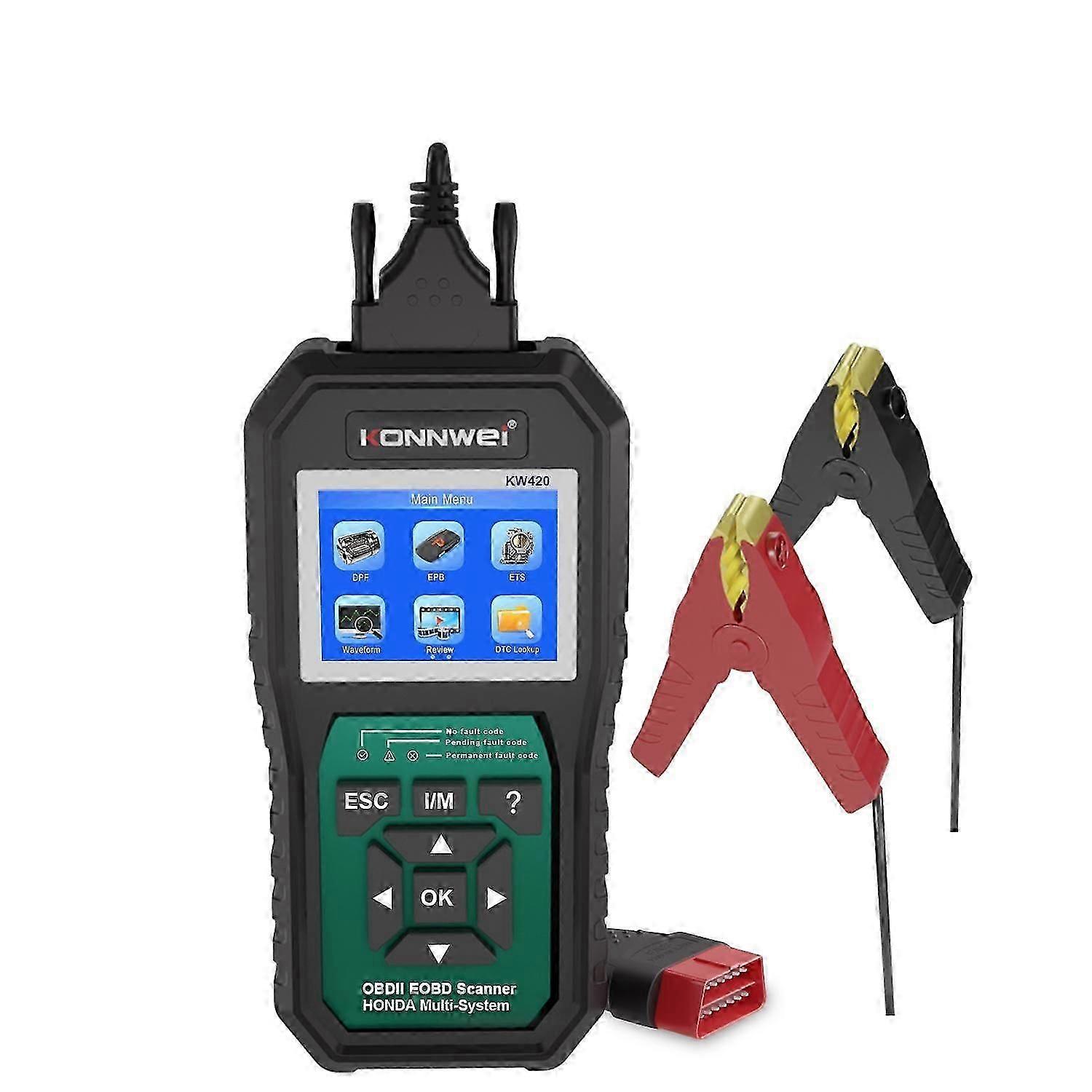 2.8 inch Color Screen Car OBD2 Fault Diagnostic Scan Tool KW420