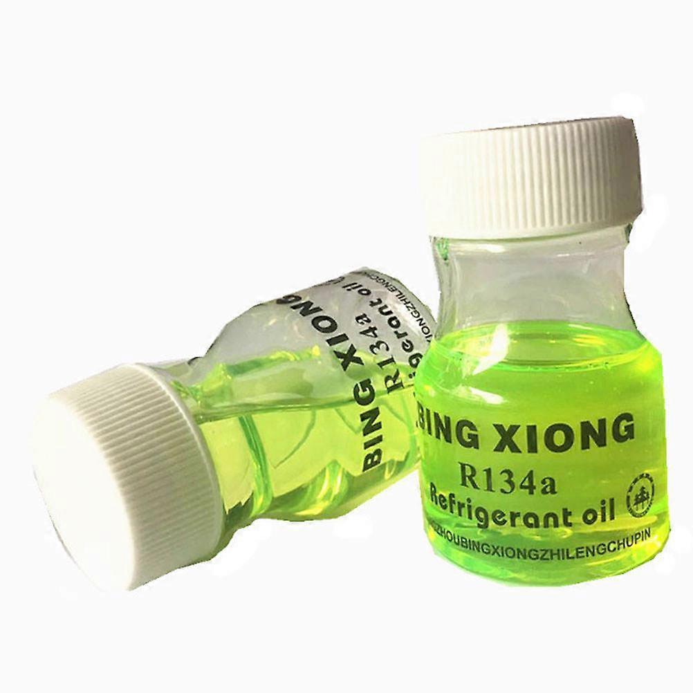 Leak Dye Kit Fluorescencyjny Leak Discovery Wykrywacz barwników System klimatyzacji samochodowej 60ML Zielone wykrywanie nieszczelności 2 szt