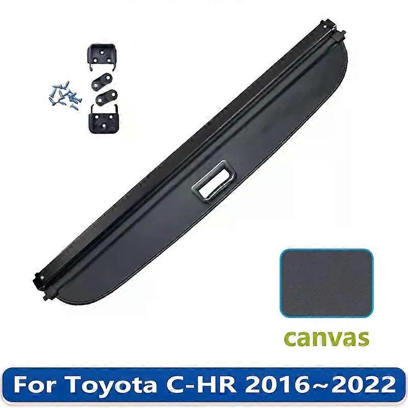 החל וילון תא מטען לרכב עבור טויוטה C-HR 2020 אביזרים CHR C HR IZOA 2016 ~ 2022 כיסוי מטען ייעודי מחצלת מגש אחורית מזוודות