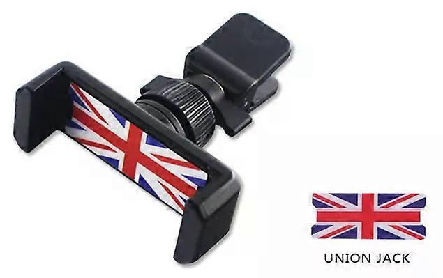 يونيفرسال يونيون جاك حامل هاتف السيارة تنفيس الهواء منفذ جبل حاملي الهاتف الخليوي قوس لميني كوبر واحد JCW S F60 سيارة التصميم