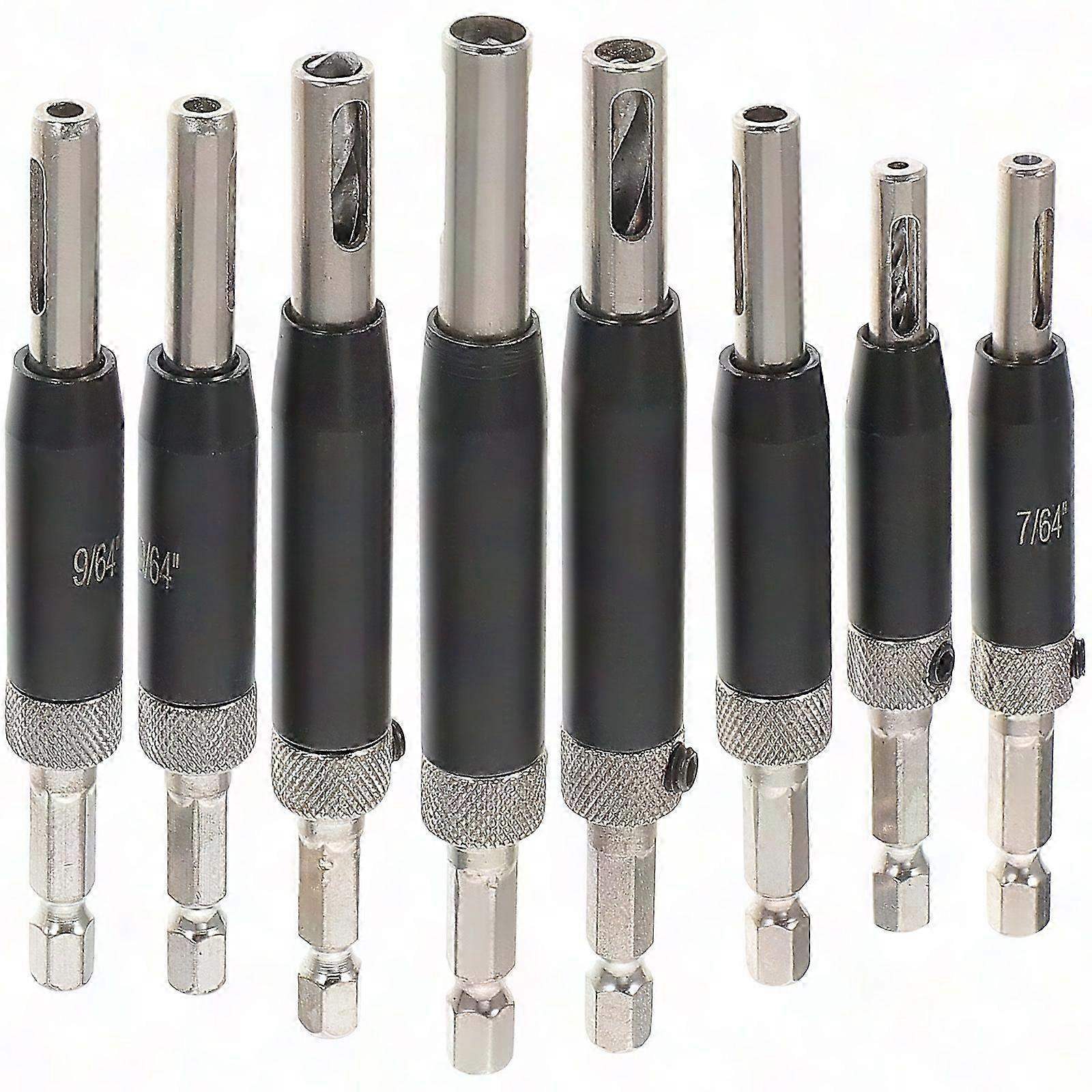 Self Centering Hinge Drill Bit Woodworking Tool Set for Perfect Alignment