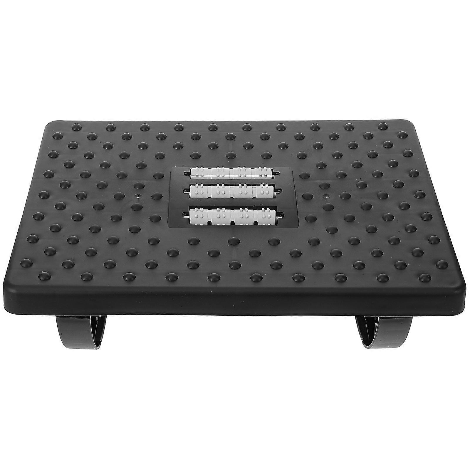Ergonomic Footstool Office Footstools Rectangular Shape Black 33.80X24.80X13.00CM LoadBearing 1Set