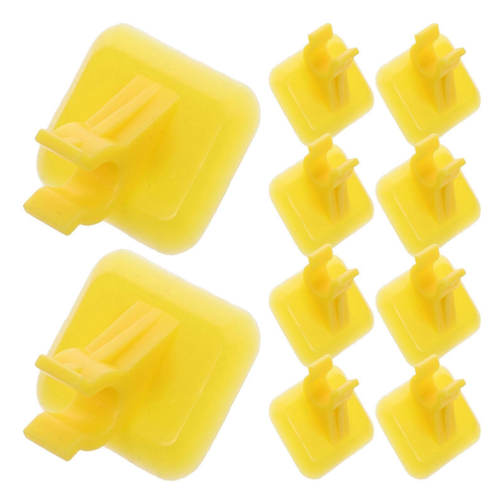 10pcs Car Hood Prop Rod Retainer Clip Engine Hood Support Holder Precision Design for Secure Fastening and Optimal Stability
