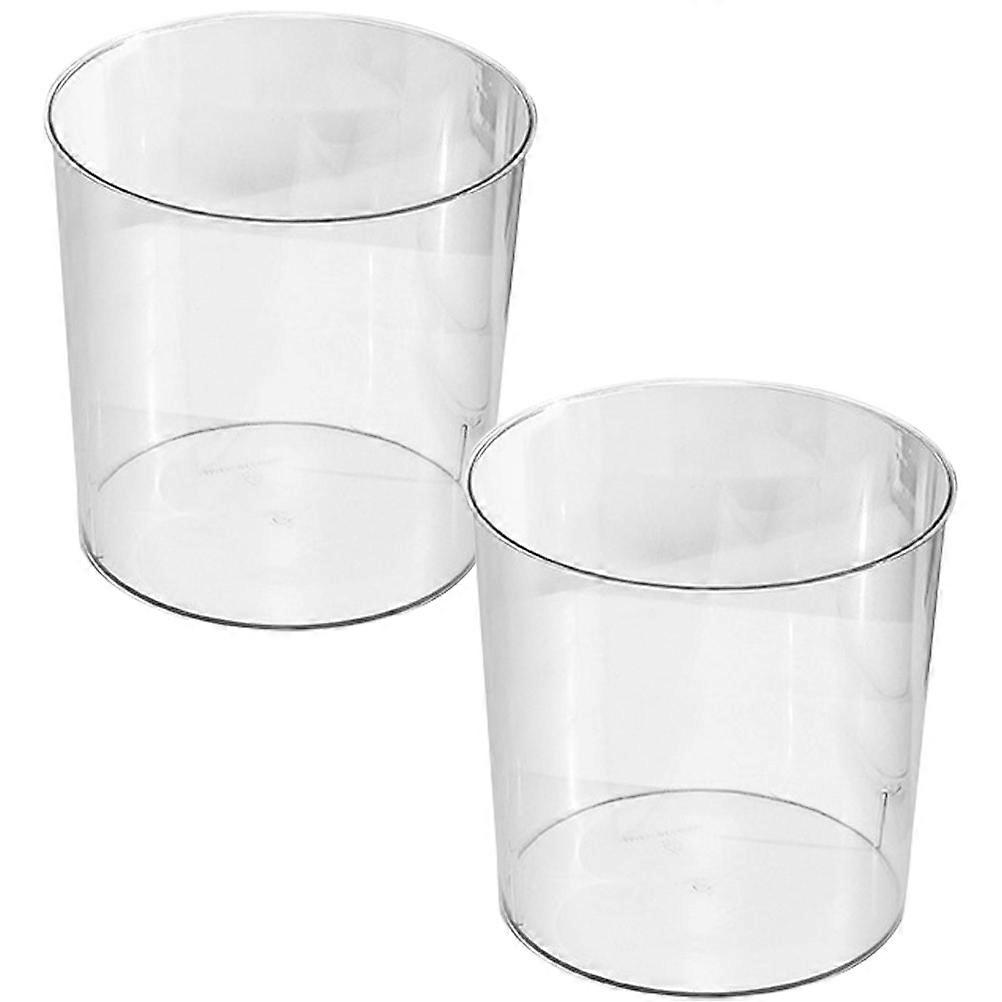 Clear Large Trash Can Multi Function Kitchen Waste Bin for Home & Office Spacious Transparent Garbage Container with Simple Stylish Design for