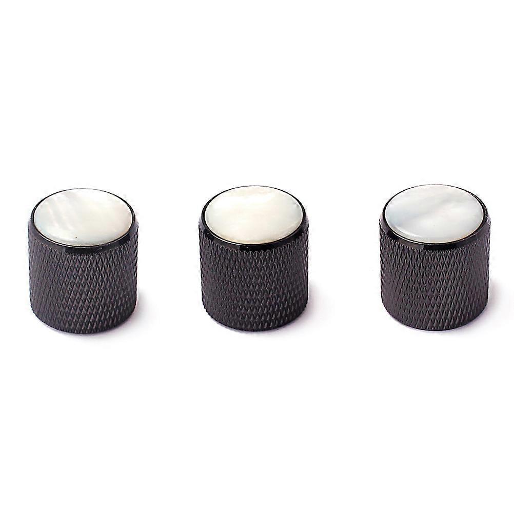 Volymkontrollknapp Aluminium för Gitarr Bas Musik Övning 3st