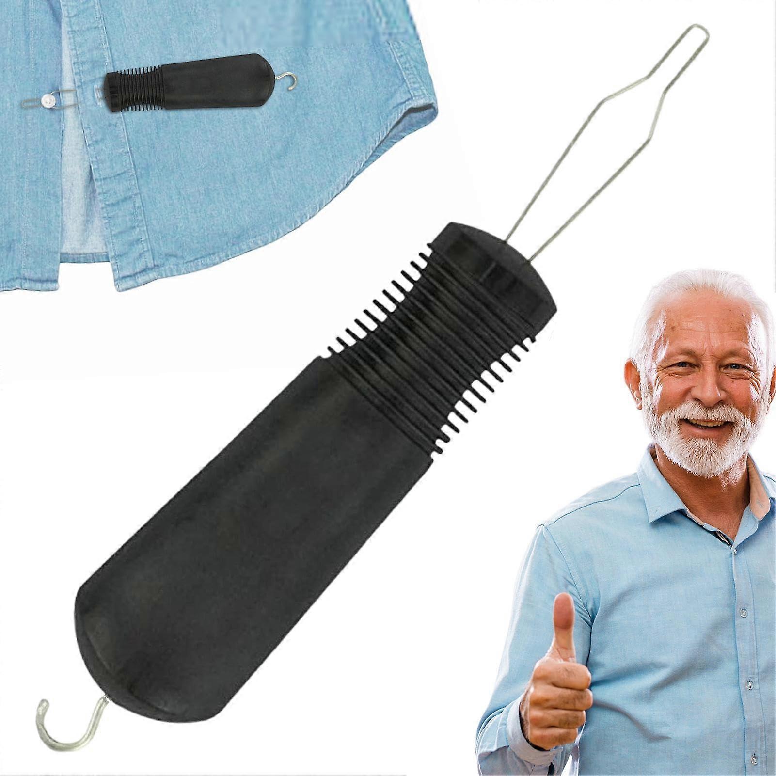 Button Hook And Zipper Pull Tool One-Hand Closure Aid For Seniors With SCI Easy To Use