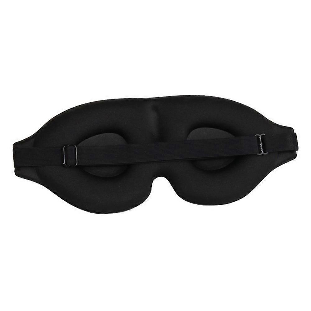 Ergonomic 3D Sleeping Mask Polyester Eye Mask Blindfold with Adjustable Strap